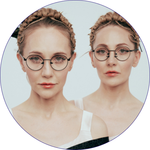 Переход к женской коллекции оправ POPOVY SISTERS